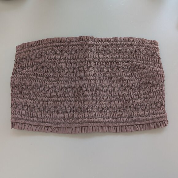 Dynamite Smocked Tube Top (S) - Picture 2 of 3